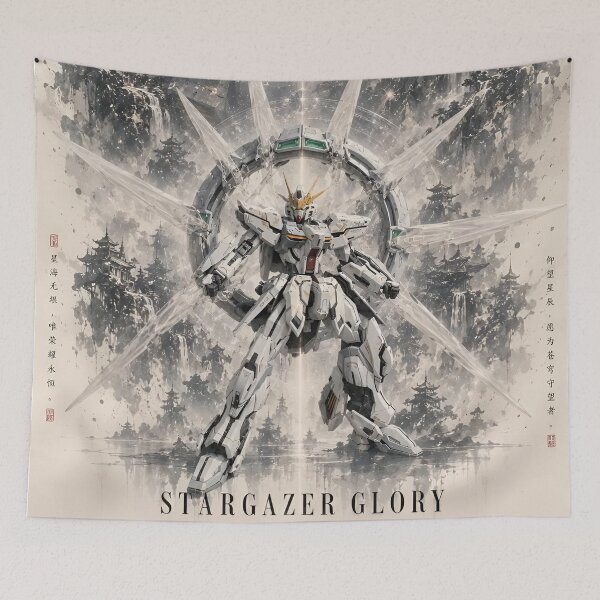 Item preview, Stargazer Glory Celestial Mecha | Japanese Sci-Fi Anime Robot Warrior Art designed and sold by Dyan4.