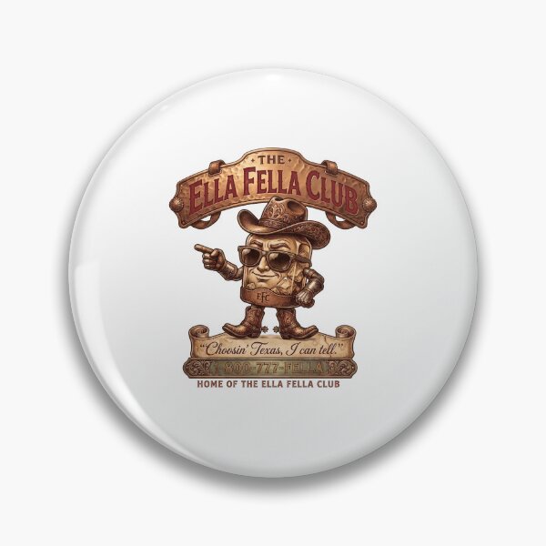 Item preview, Vintage The Ella Fella Club Cowboy Western Humor designed and sold by phoebelevine.