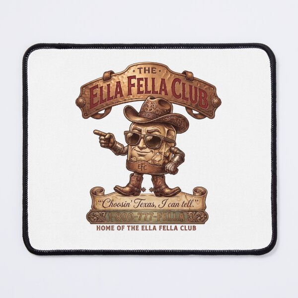 Item preview, Vintage The Ella Fella Club Cowboy Western Humor designed and sold by phoebelevine.