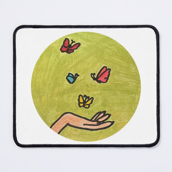 Item preview, Butterflies Rising From Hand Expressive Art designed and sold by Pink-Blossoms.