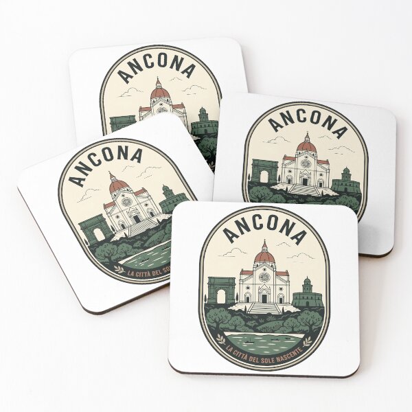 Item preview, Vintage Ancona Italy Travel Badge City Landmark designed and sold by k3rstman1.
