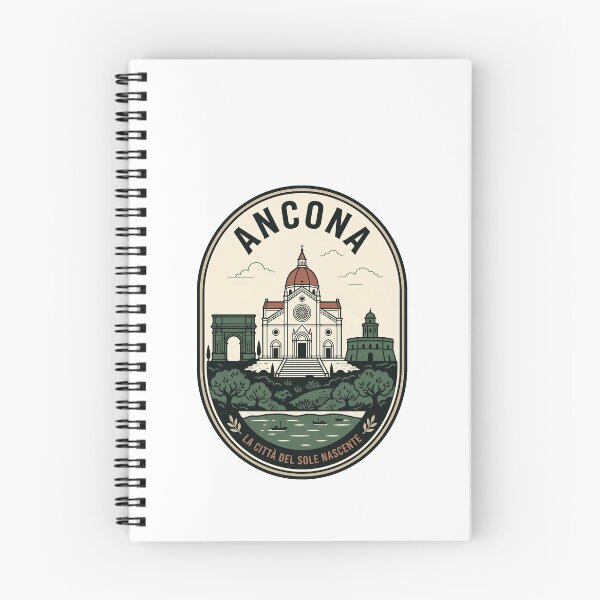 Item preview, Vintage Ancona Italy Travel Badge City Landmark designed and sold by k3rstman1.