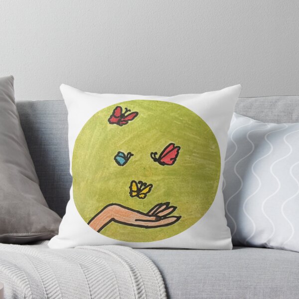Item preview, Butterflies Rising From Hand Expressive Art designed and sold by Pink-Blossoms.