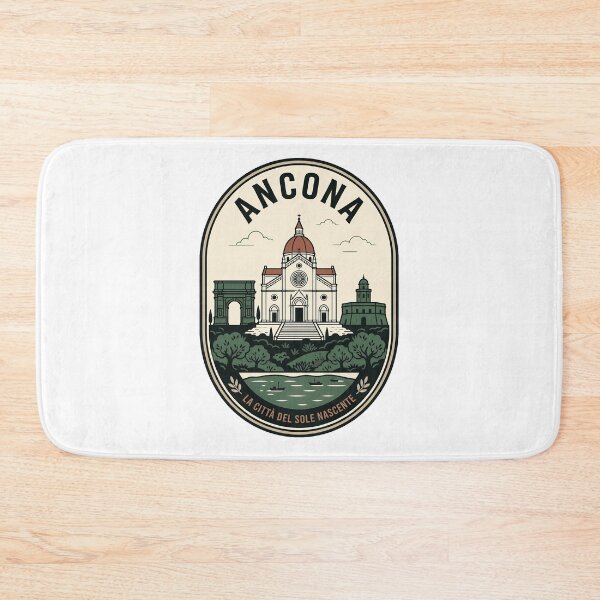 Item preview, Vintage Ancona Italy Travel Badge City Landmark designed and sold by k3rstman1.