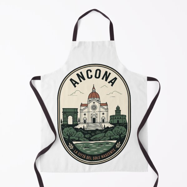 Item preview, Vintage Ancona Italy Travel Badge City Landmark designed and sold by k3rstman1.