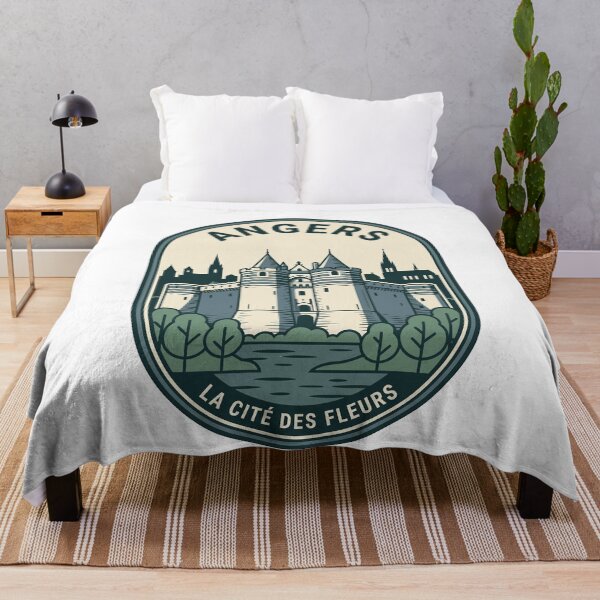 Item preview, Vintage Angers France Castle Travel Badge designed and sold by k3rstman1.