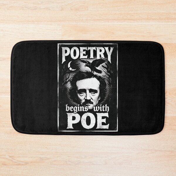 Item preview, Poetry Begins With Poe Edgar Allan Poe Vintage Poster designed and sold by Fenay Designs.