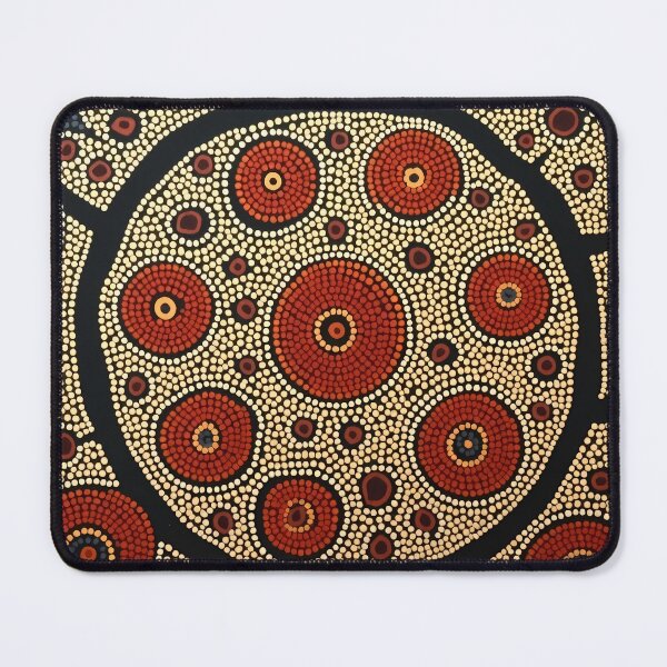 Item preview, Aboriginal Inspired Dot Art - Lava's Eddies designed and sold by GrinGalore.