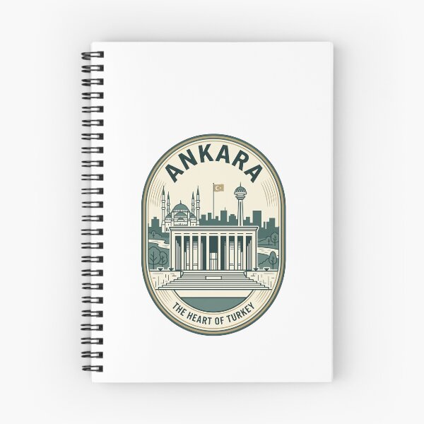 Item preview, Ankara Turkey Vintage Travel Badge Skyline designed and sold by k3rstman1.