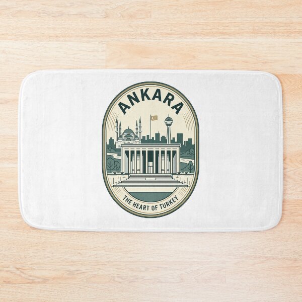 Item preview, Ankara Turkey Vintage Travel Badge Skyline designed and sold by k3rstman1.