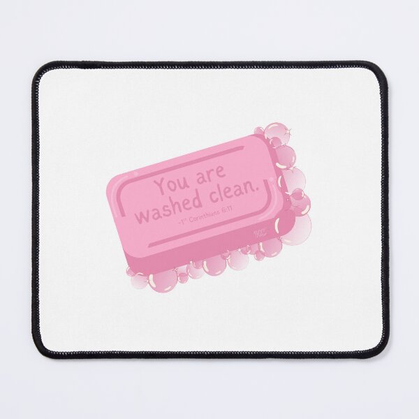 Item preview, Cutesy Bible Affirmation: Washed Clean (Transparent) designed and sold by KiraCreation963.