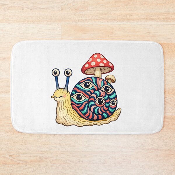 Item preview, Psychedelic Snail Trippy Retro Graphic Art designed and sold by SoftSproutstu.