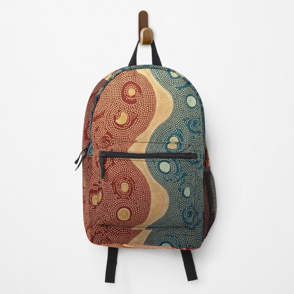 Item preview, Aboriginal Inspired Dot Art - Oceanic and Lava Vortices designed and sold by GrinGalore.