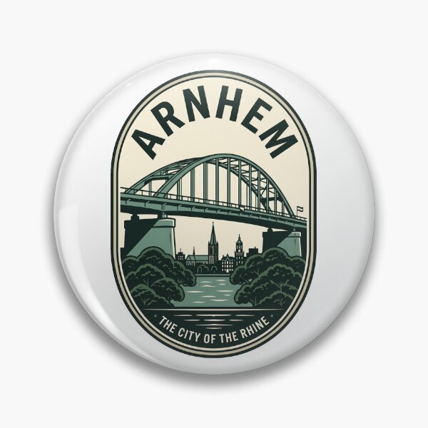 Item preview, Arnhem Netherlands John Frost Bridge Vintage Emblem designed and sold by k3rstman1.