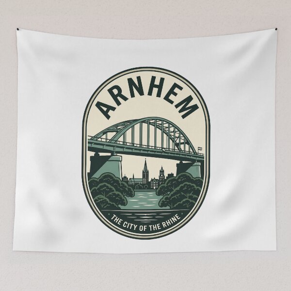 Item preview, Arnhem Netherlands John Frost Bridge Vintage Emblem designed and sold by k3rstman1.