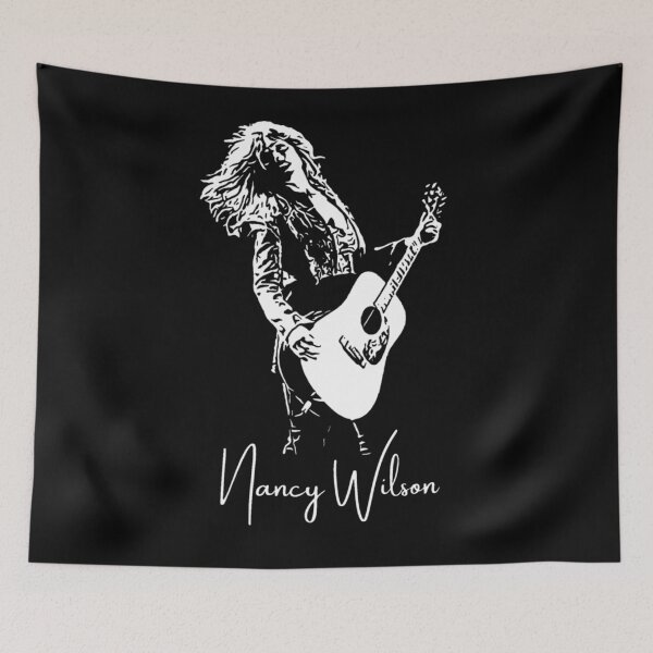 Item preview, Nancy Wilson Acoustic Guitar Sound of the 70s and 80s designed and sold by StencilMenace.