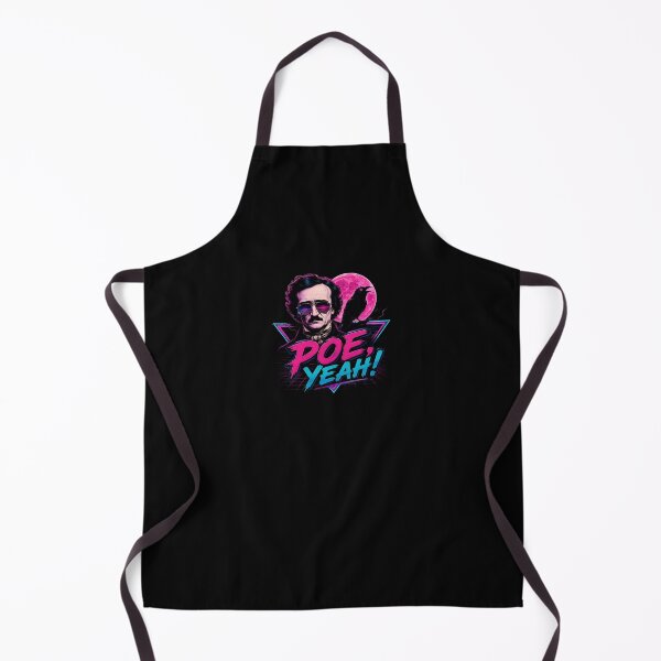 Item preview, Poe Yeah Edgar Allan Poe Neon Raven Retro Design designed and sold by Fenay Designs.