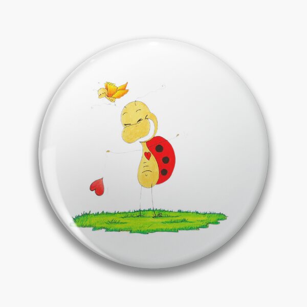 Item preview, cute smiling bug - laughing beetle designed and sold by KarinKaefer.