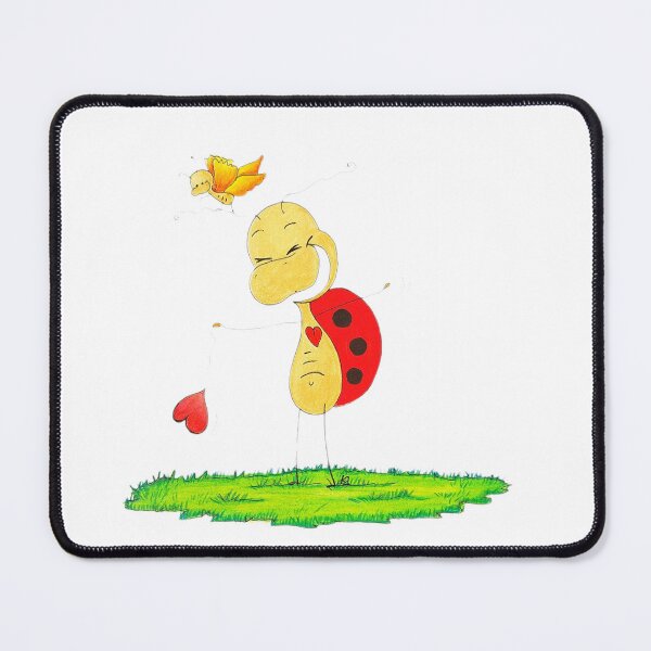 Item preview, cute smiling bug - laughing beetle designed and sold by KarinKaefer.