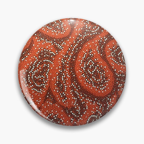 Item preview, Aboriginal Inspired Dot Art - Lava's Vibration Sector designed and sold by GrinGalore.
