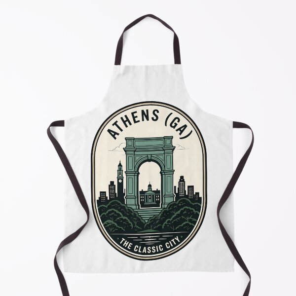 Item preview, Vintage Athens Georgia Classic City Skyline Badge designed and sold by k3rstman1.