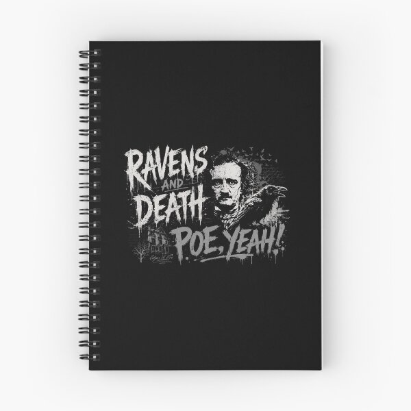 Item preview, Ravens And Death Poe Yeah Edgar Allan Poe Gothic Grunge designed and sold by Fenay Designs.