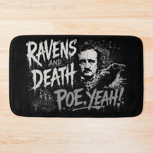 Item preview, Ravens And Death Poe Yeah Edgar Allan Poe Gothic Grunge designed and sold by Fenay Designs.
