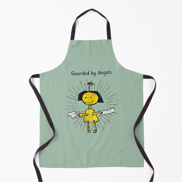 Item preview, Guarded By Angels Cute Kids Art Print designed and sold by nimbfeja.
