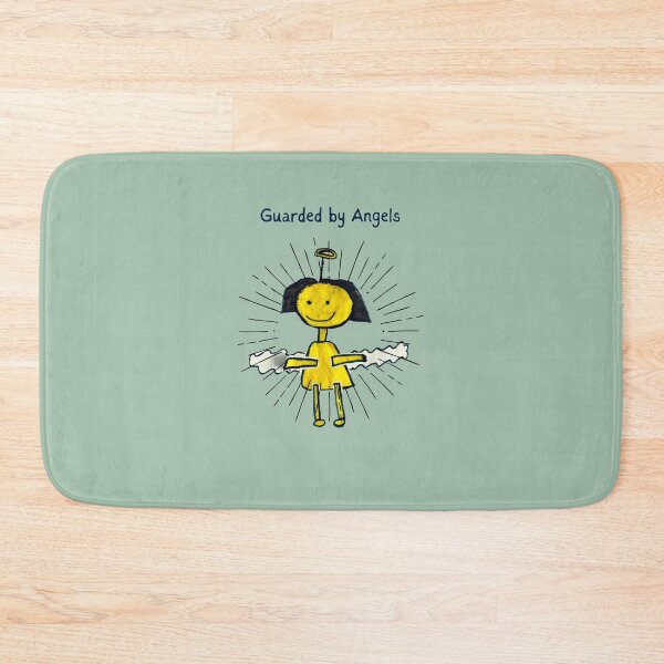 Item preview, Guarded By Angels Cute Kids Art Print designed and sold by nimbfeja.