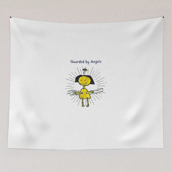 Item preview, Guarded By Angels Cute Kids Art Print designed and sold by nimbfeja.