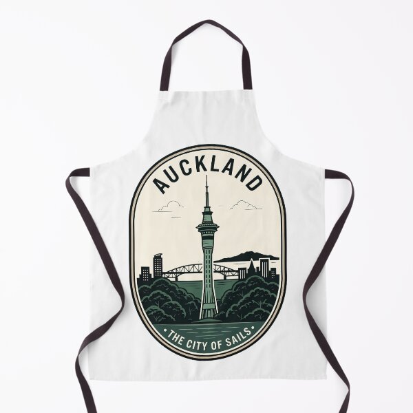 Item preview, Vintage Auckland New Zealand Skyline Travel Badge designed and sold by k3rstman1.