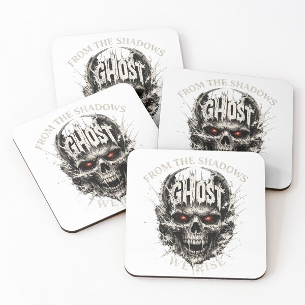 Item preview, Ghost From The Shadows Skull. designed and sold by HorrorInkStudio.
