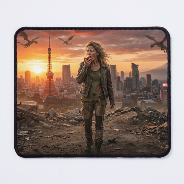 Item preview, Biting an apple in the ruins of Tokyo designed and sold by HD3284.