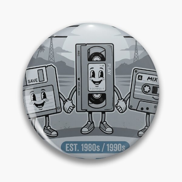 Item preview, Never Forget Retro Vintage Tech Nostalgia Design designed and sold by InkRebelprint.