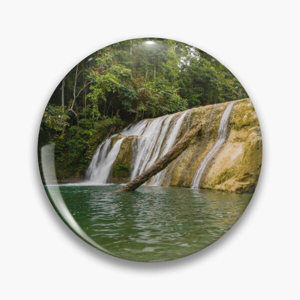 Item preview, Lower Tugonan Falls Aerial - Agusan del Sur | Mindanao, Philippines Drone Waterfall Art designed and sold by Ross.A.Campbell.