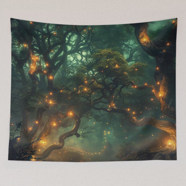 Item preview, Lantern Grove Of Whispers designed and sold by QuantumDrift.