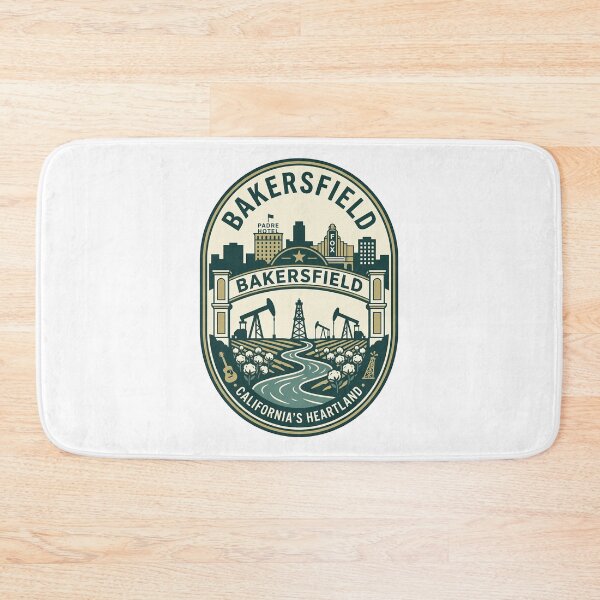 Item preview, Vintage Bakersfield California Heartland Travel Emblem designed and sold by k3rstman1.