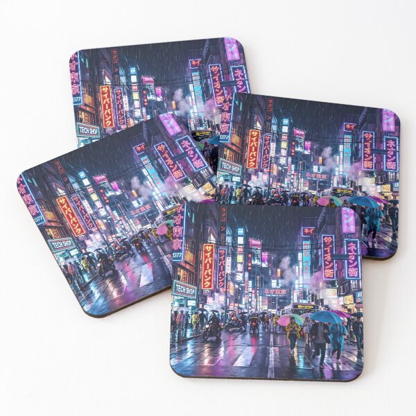 Item preview, Neo Tokyo Nights: Neon Rain & Cyberpunk Chaos designed and sold by Neo Tokio.