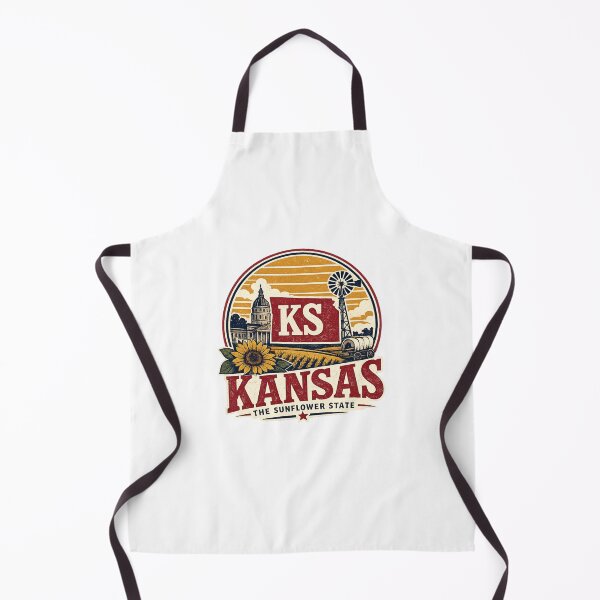 Item preview, Kansas State Print Logo / Kansas / The Sunflower State designed and sold by Thehatinthecat.