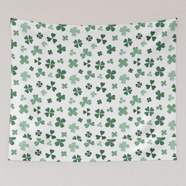 Item preview, Lucky Clover Seamless Pattern designed and sold by Zaya_art.