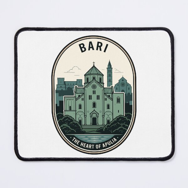 Item preview, Vintage Bari Italy Travel Badge Heart of Apulia designed and sold by k3rstman1.