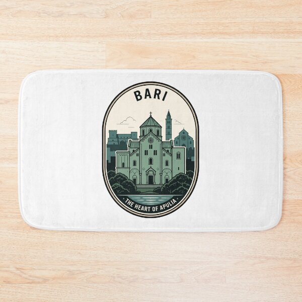 Item preview, Vintage Bari Italy Travel Badge Heart of Apulia designed and sold by k3rstman1.