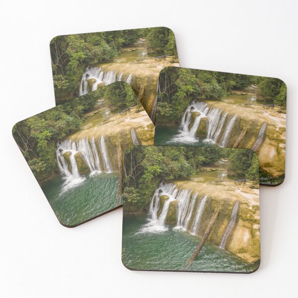 Item preview, Lower Tugonan Falls Aerial - Agusan del Sur | Mindanao, Philippines Drone Waterfall Art designed and sold by Ross.A.Campbell.