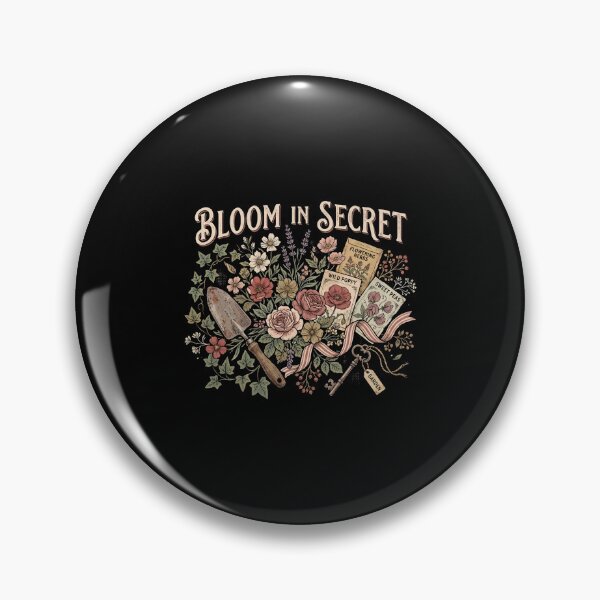 Item preview, Bloom In Secret Secret Garden Floral Gardening Design designed and sold by Fenay Designs.