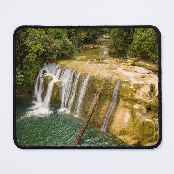 Item preview, Lower Tugonan Falls Aerial - Agusan del Sur | Mindanao, Philippines Drone Waterfall Art designed and sold by Ross.A.Campbell.
