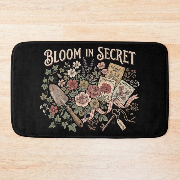Item preview, Bloom In Secret Secret Garden Floral Gardening Design designed and sold by Fenay Designs.