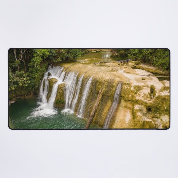 Item preview, Lower Tugonan Falls Aerial - Agusan del Sur | Mindanao, Philippines Drone Waterfall Art designed and sold by Ross.A.Campbell.