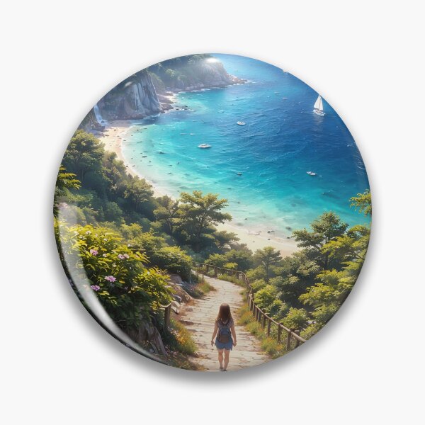 Item preview, Bird's Eye Trail to the Ocean designed and sold by sigmaartstudio.
