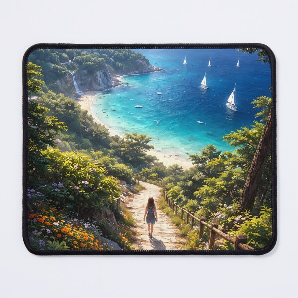 Item preview, Bird's Eye Trail to the Ocean designed and sold by sigmaartstudio.