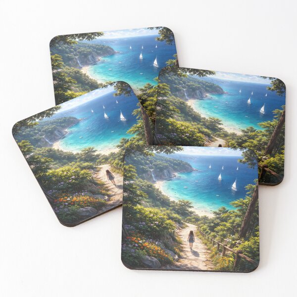 Item preview, Bird's Eye Trail to the Ocean designed and sold by sigmaartstudio.